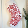 Handmade Christmas Stocking - Red Holly