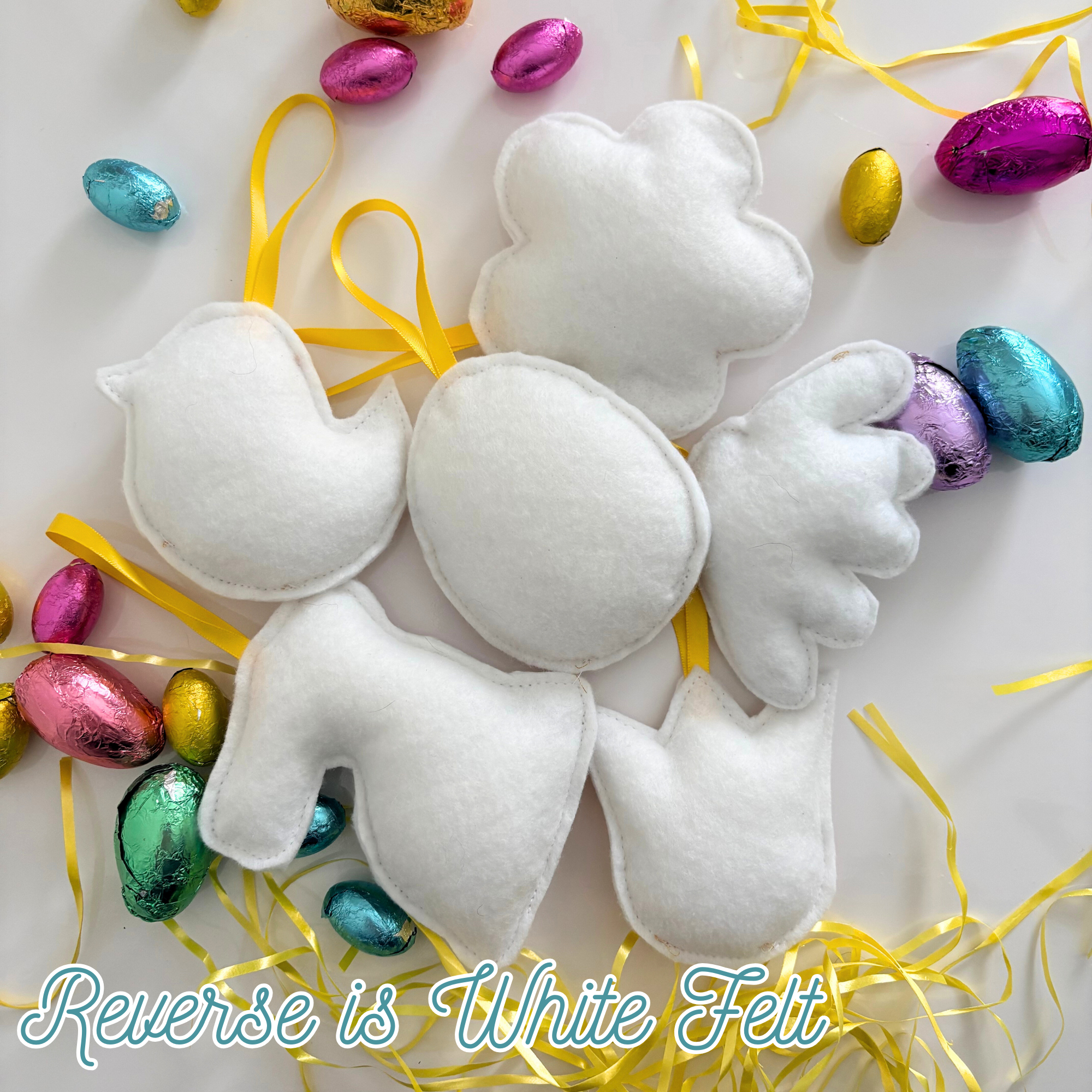 Sewing Pattern for Easter Decorations - Set of 6