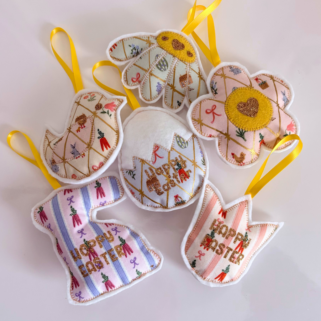 Sewing Pattern for Easter Decorations - Set of 6