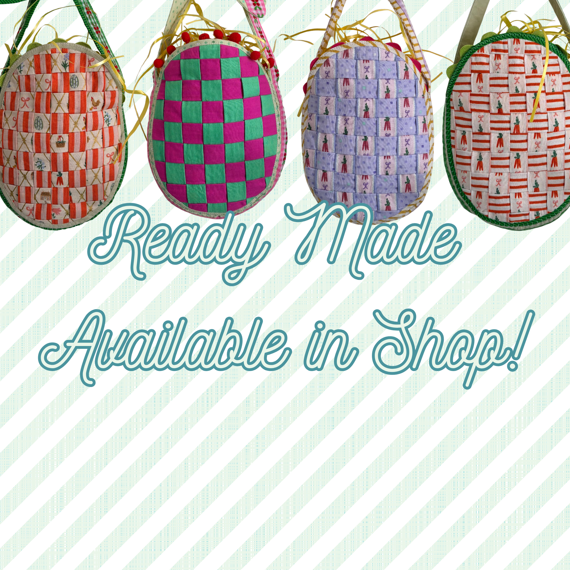Sewing Pattern: Woven Easter Basket