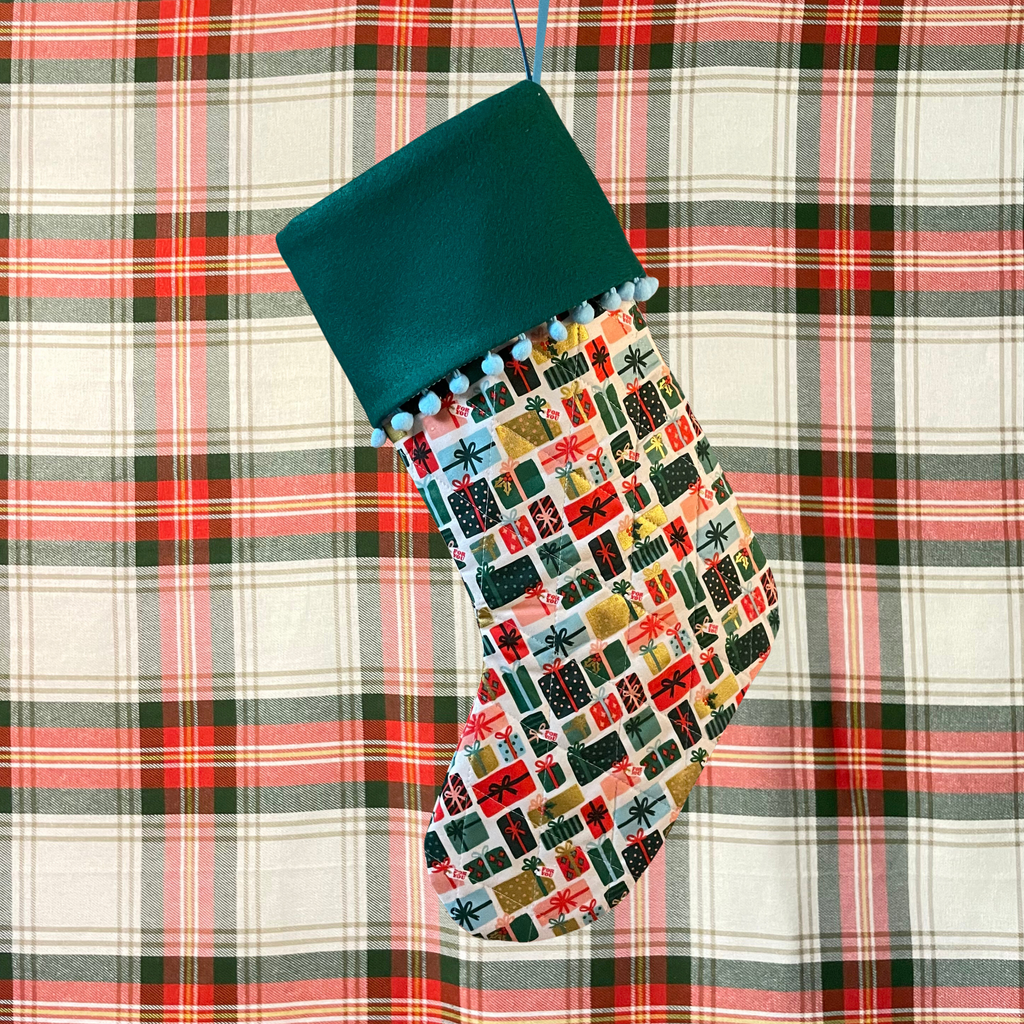 Quilted Christmas Stocking - Sweet Gifts