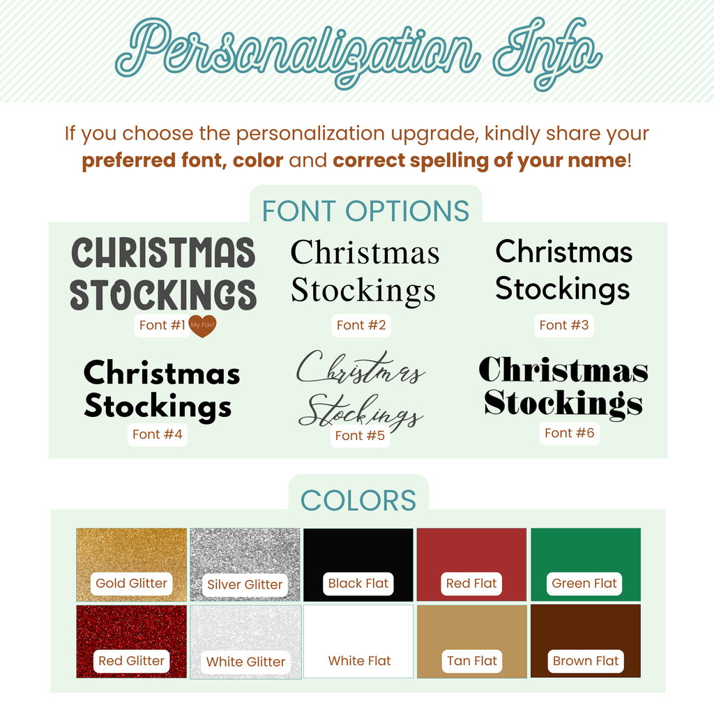 Handmade Christmas Stocking -Blue Holly