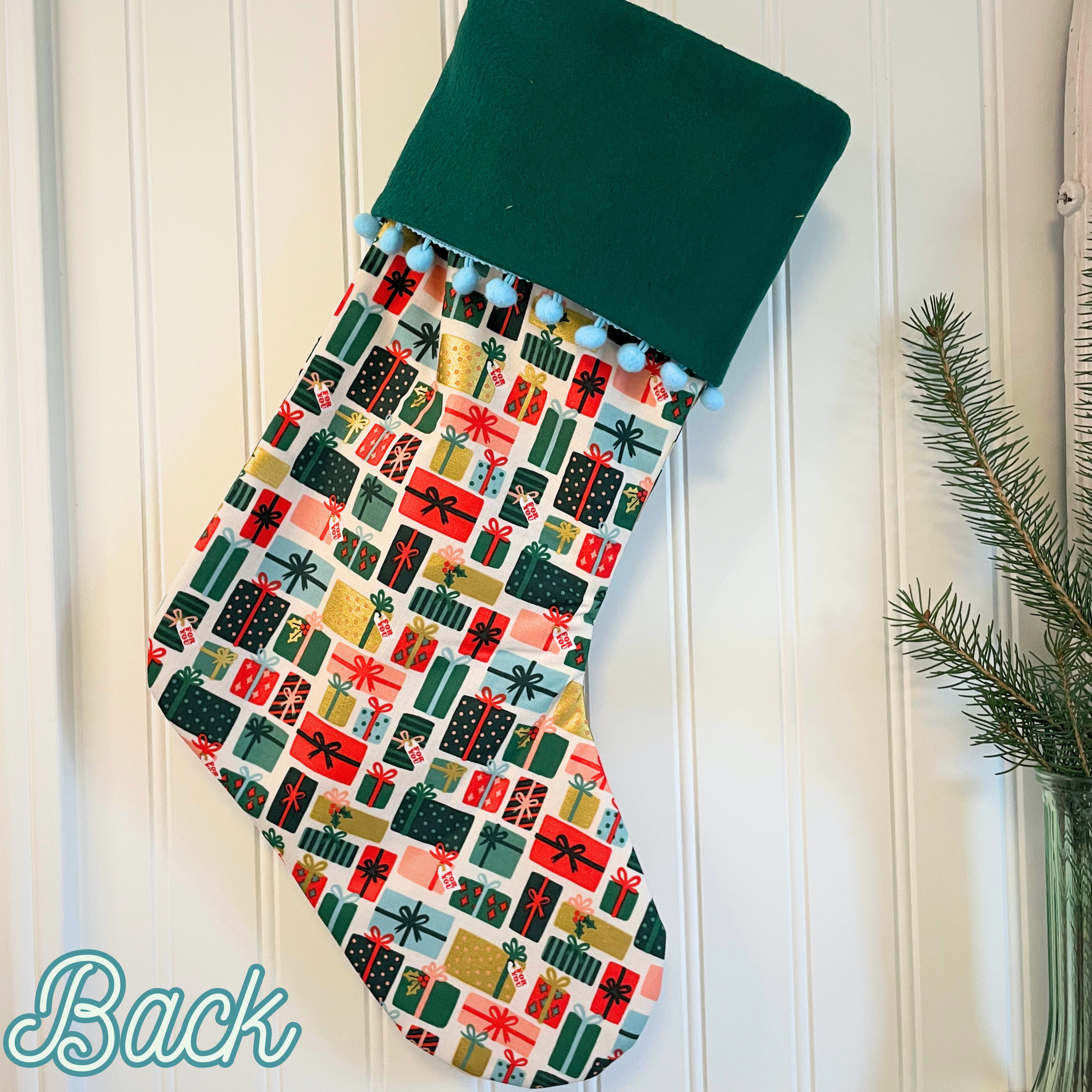 Quilted Christmas Stocking - Sweet Gifts