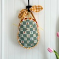 Handmade Woven Easter Basket - Sage and Mint