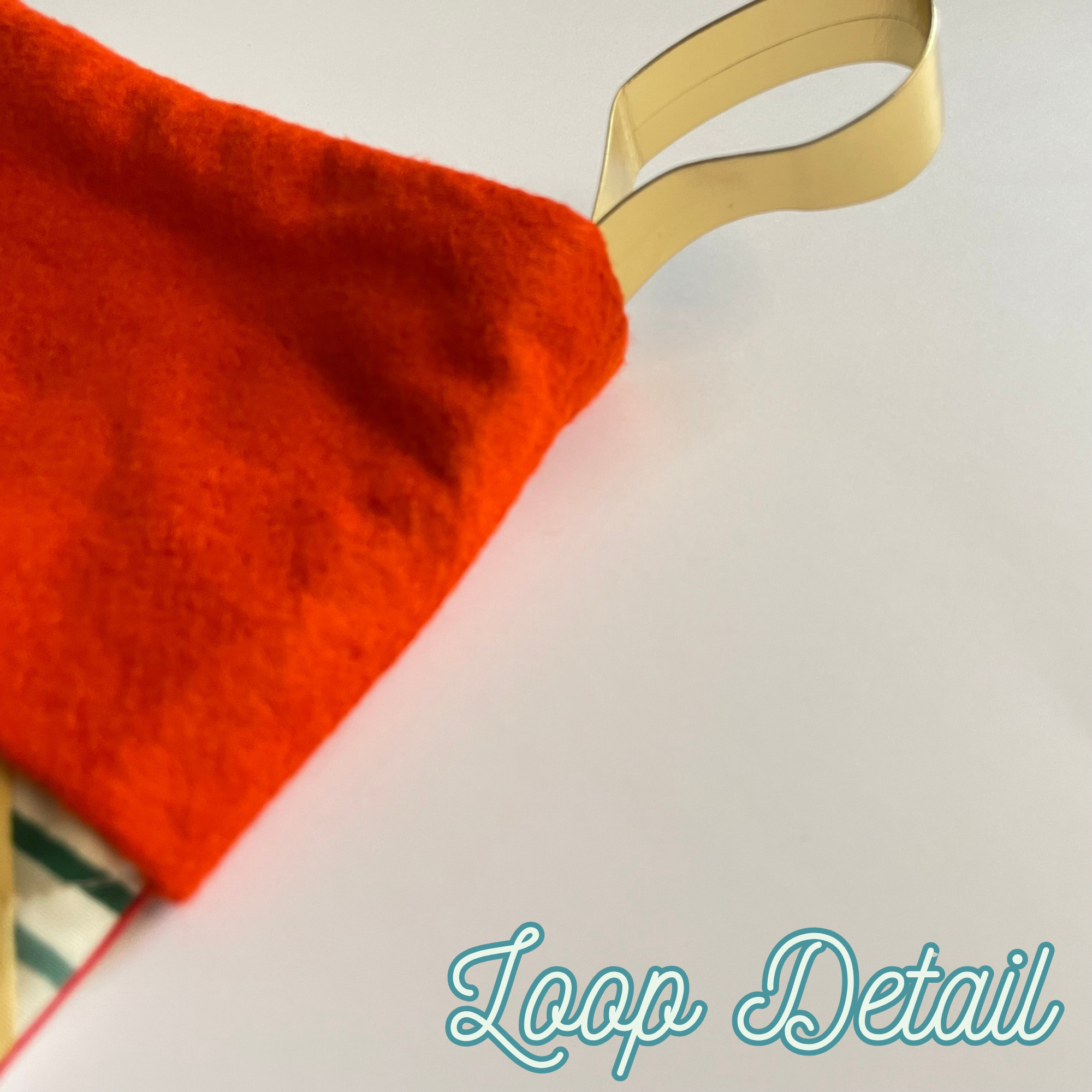 Handmade Christmas Stocking - Metallic Patches Yellows