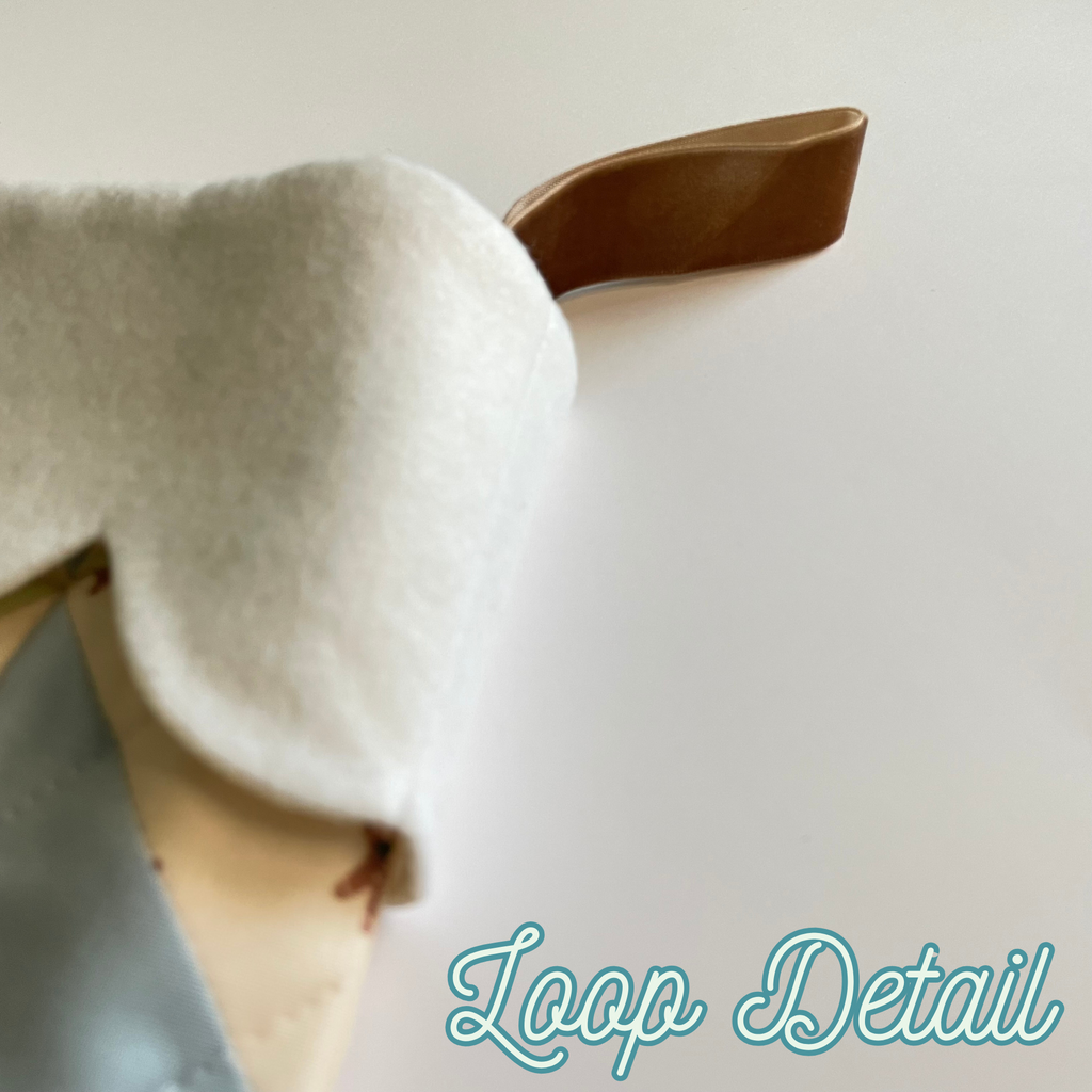 Handmade Christmas Stocking - Gingerbread Sky & Sage