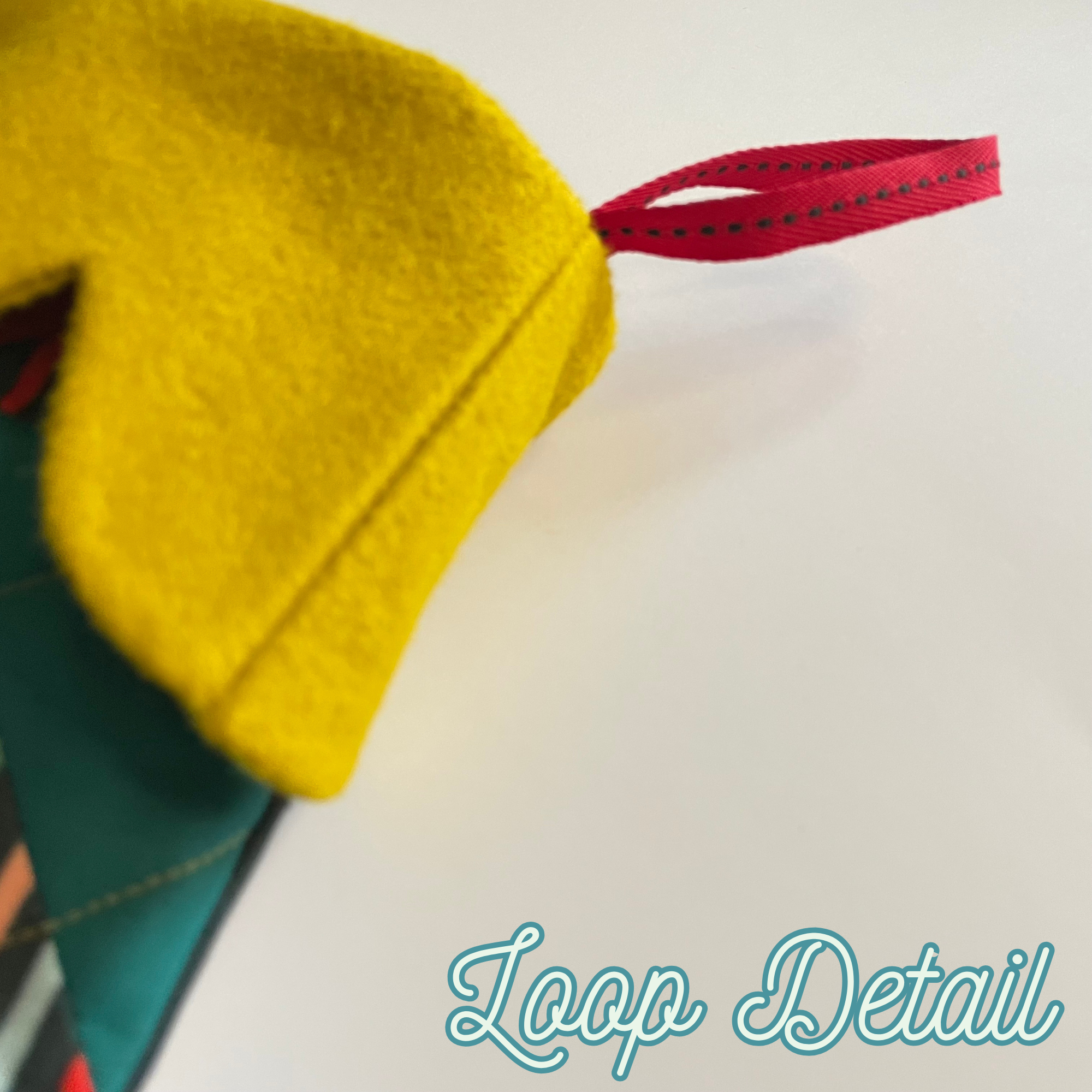 Handmade Christmas Stocking - Metallic Patches Dark