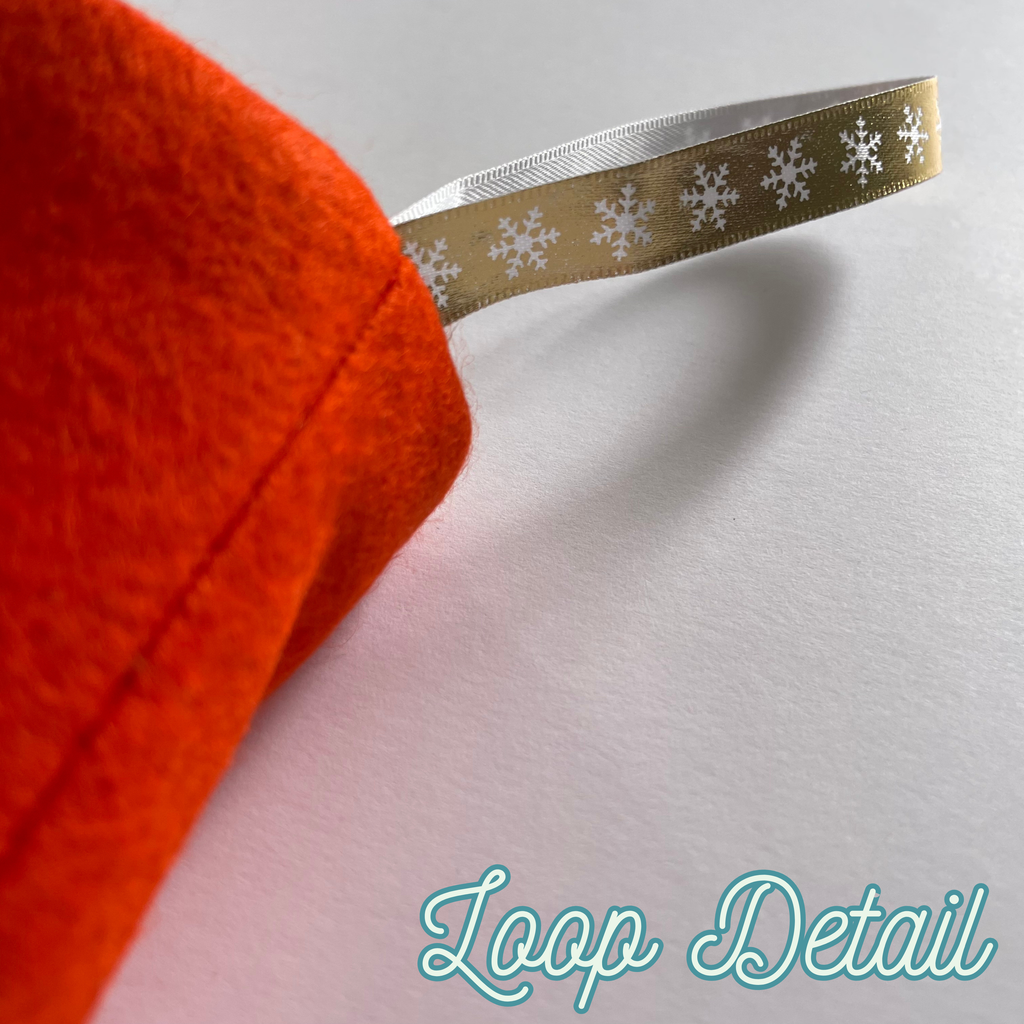 Quilted Christmas Stocking - Pink Pines