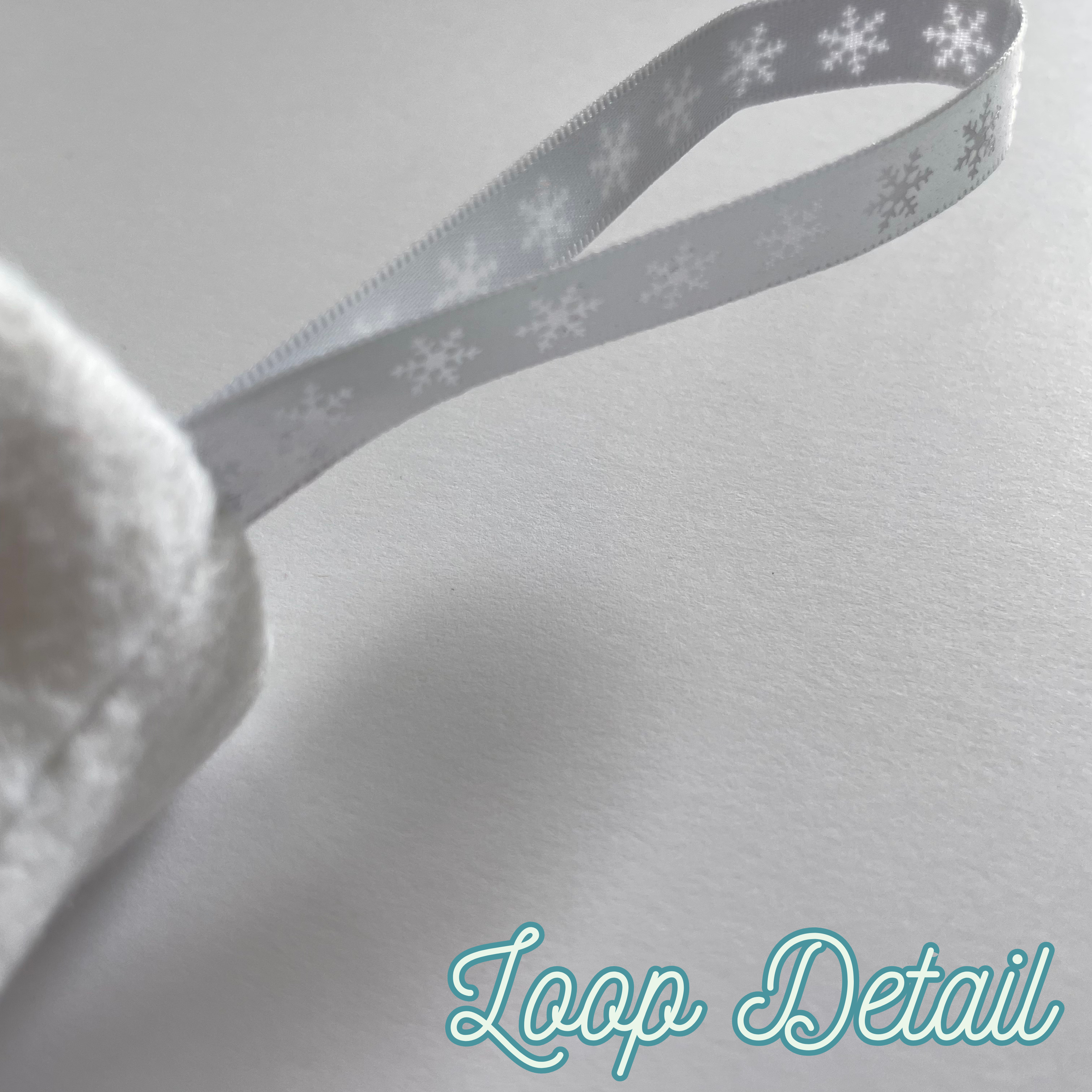 Handmade Christmas Stocking -Blue Holly