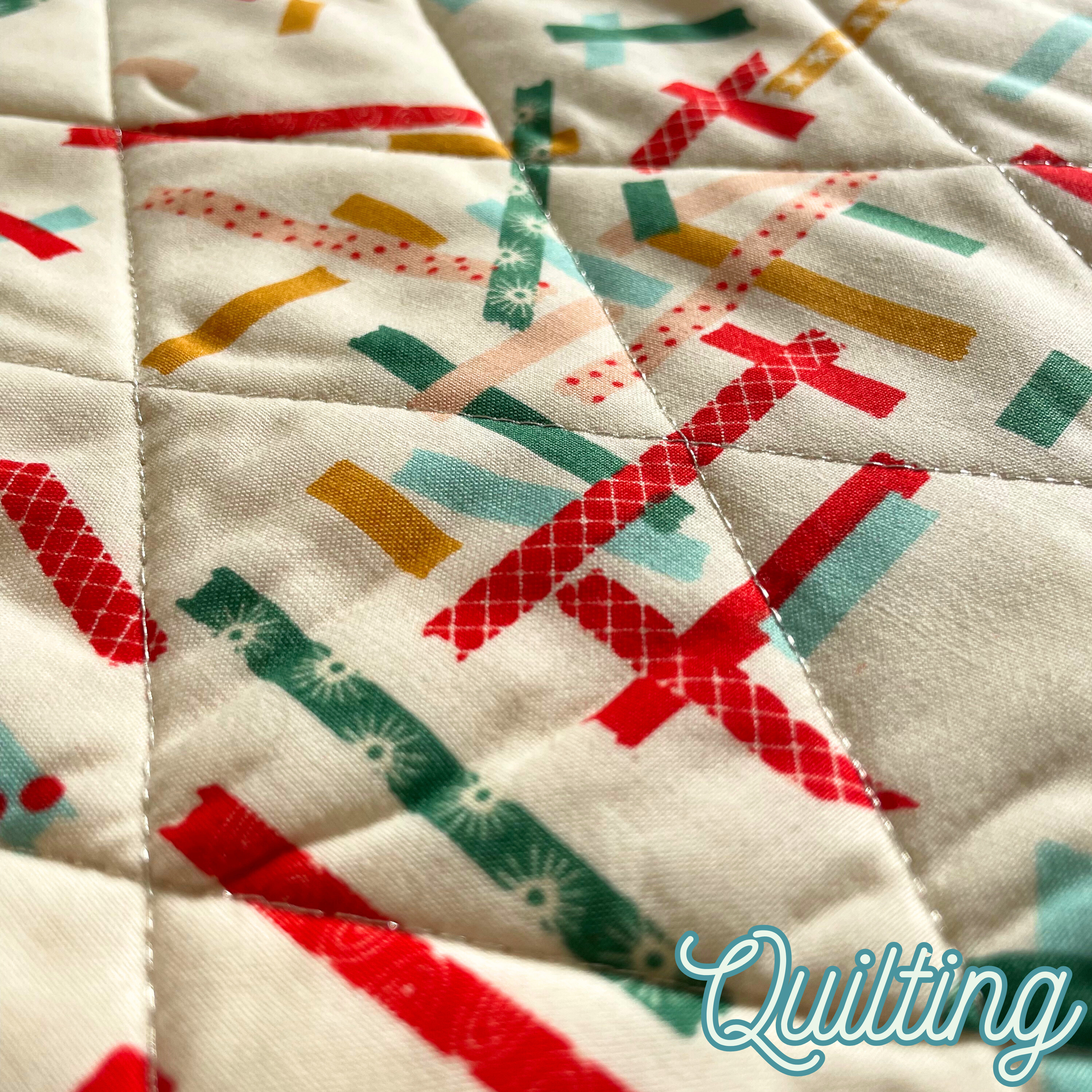 Quilted Christmas Stocking - Festive Fun