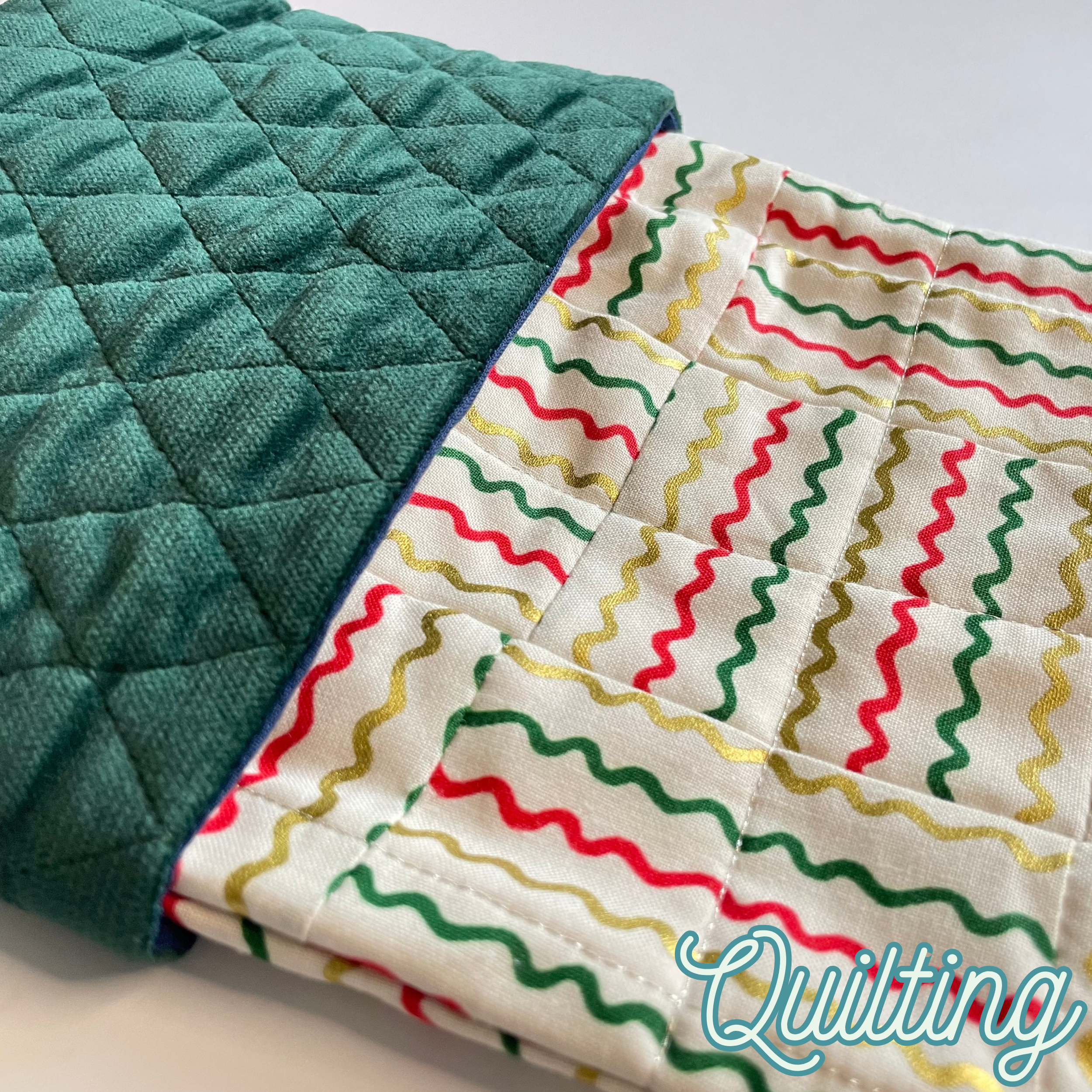 Handmade Christmas Stocking - Ribbon Stripe